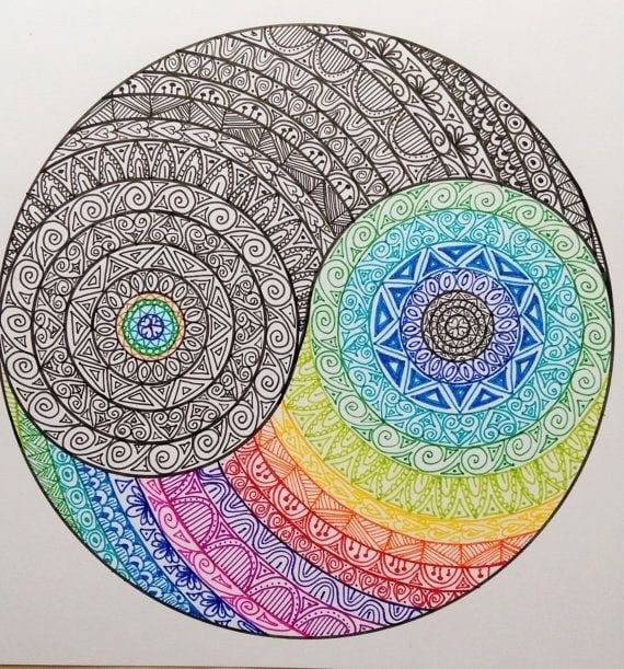 100 top idées de dessins & coloriages mandala 29