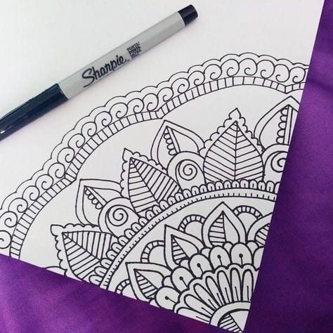 100 top idées de dessins & coloriages mandala 34