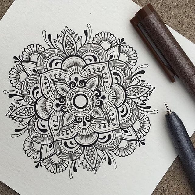 100 top idées de dessins & coloriages mandala 5