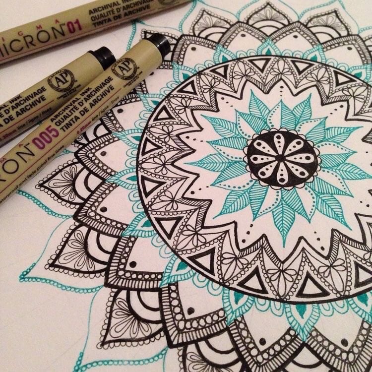 100 top idées de dessins & coloriages mandala 41