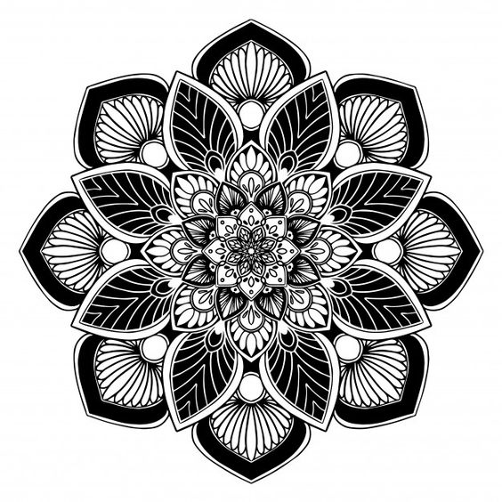 100 top idées de dessins & coloriages mandala 47