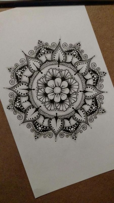 100 top idées de dessins & coloriages mandala 50
