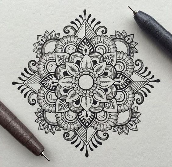 100 top idées de dessins & coloriages mandala 58