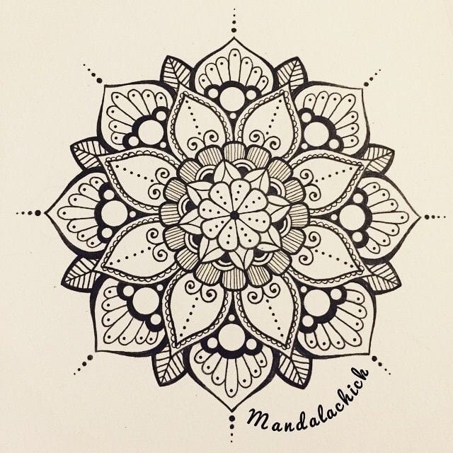 100 top idées de dessins & coloriages mandala 7