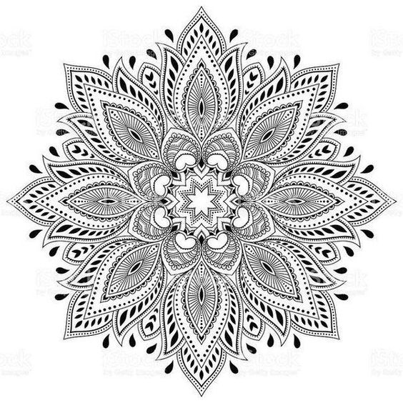 100 top idées de dessins & coloriages mandala 65