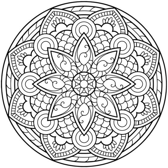 100 top idées de dessins & coloriages mandala 67