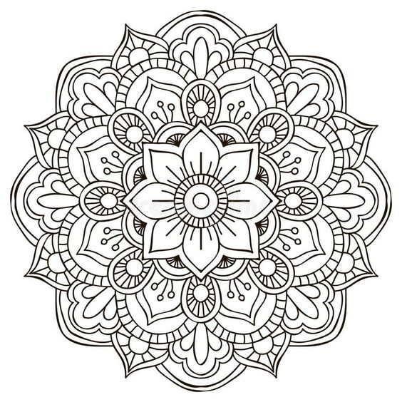 100 top idées de dessins & coloriages mandala 68