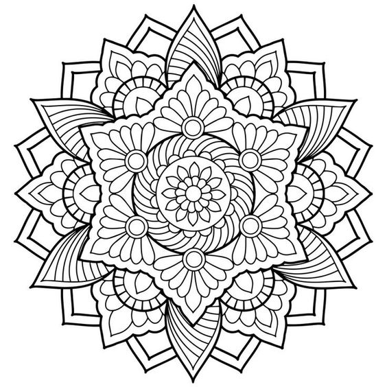 100 top idées de dessins & coloriages mandala 69
