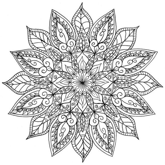 100 top idées de dessins & coloriages mandala 70