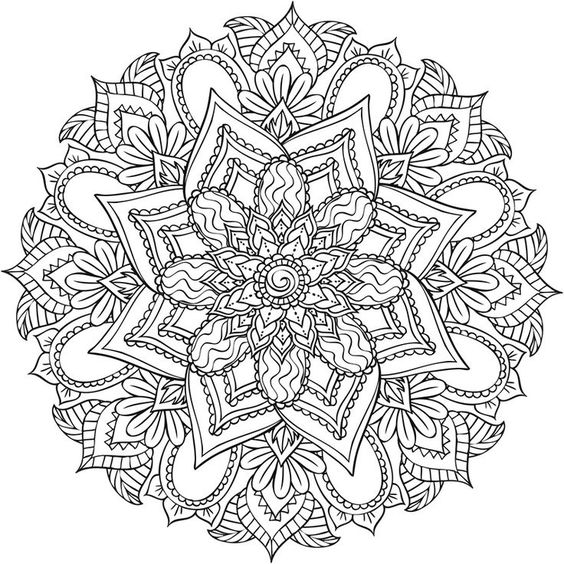 100 top idées de dessins & coloriages mandala 71