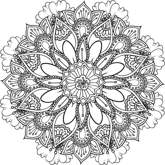 100 top idées de dessins & coloriages mandala 72