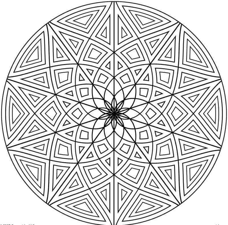 100 top idées de dessins & coloriages mandala 80