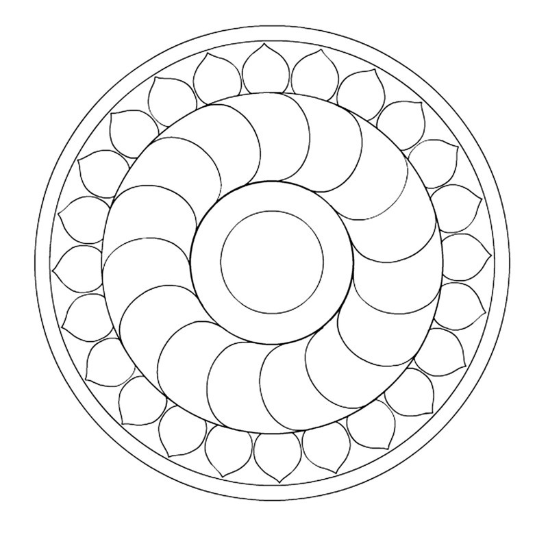 100 top idées de dessins & coloriages mandala 82