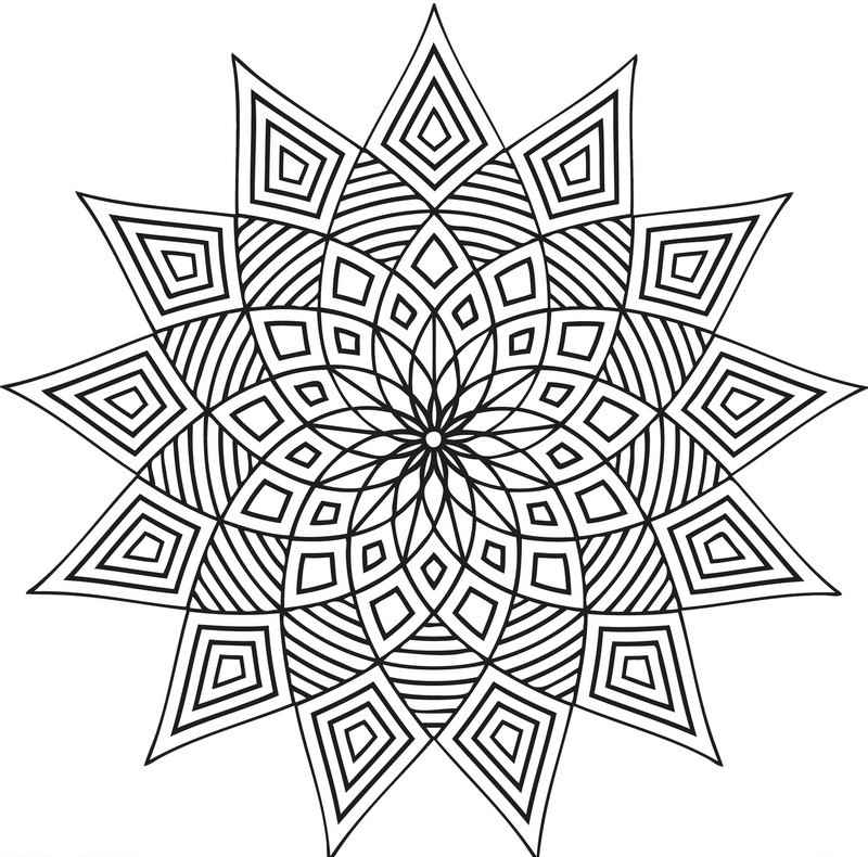 100 top idées de dessins & coloriages mandala 86