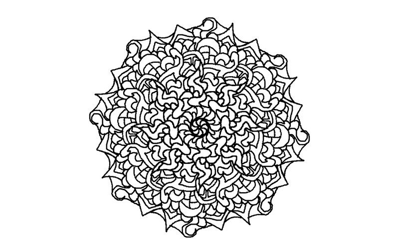 100 top idées de dessins & coloriages mandala 88