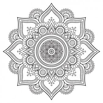 100 top idées de dessins & coloriages mandala 96