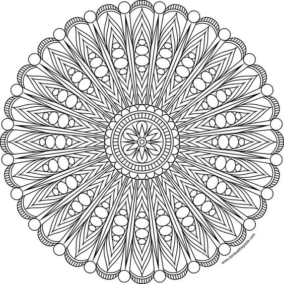 100 top idées de dessins & coloriages mandala 98