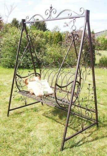 24 idées de beaux bancs d'extérieur suspendus 6