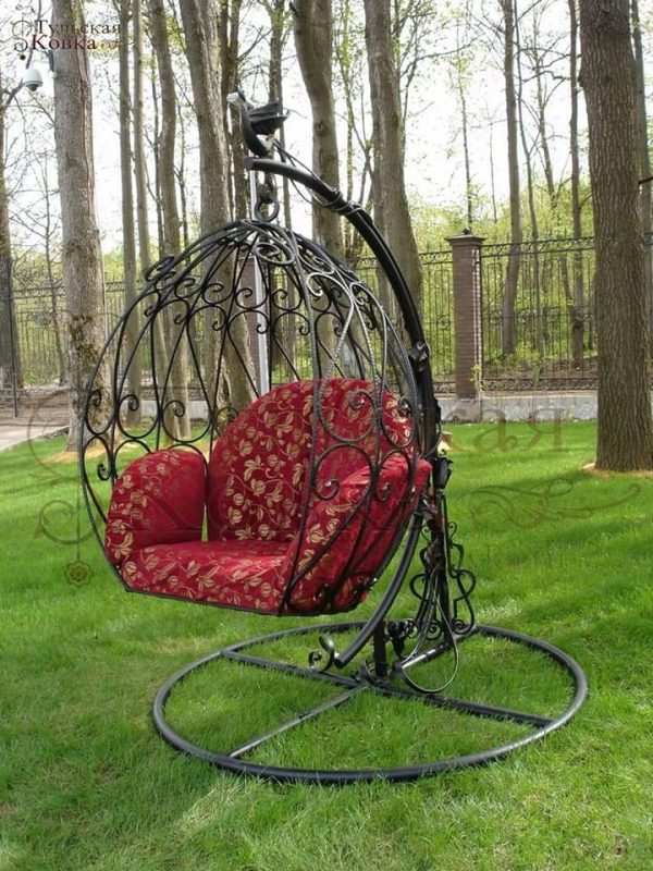 24 idées de beaux bancs d'extérieur suspendus 9