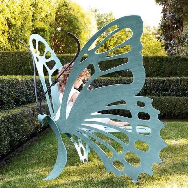 24 idées de beaux bancs d'extérieur suspendus 21