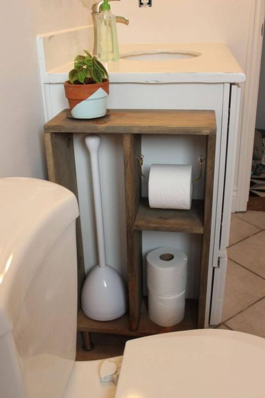 27 idées pour décorer les toilettes avec du bois 16 27 idées pour décorer les toilettes avec du bois 16