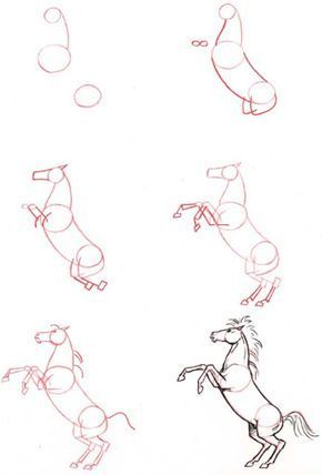 28 idées & tutos dessins de cheval : pour apprendre à dessiner des chevaux 1 28 idées & tutos dessins de cheval : pour apprendre à dessiner des chevaux 1