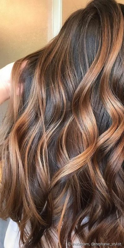 100 idées de balayages caramel pour s'inspirer 105