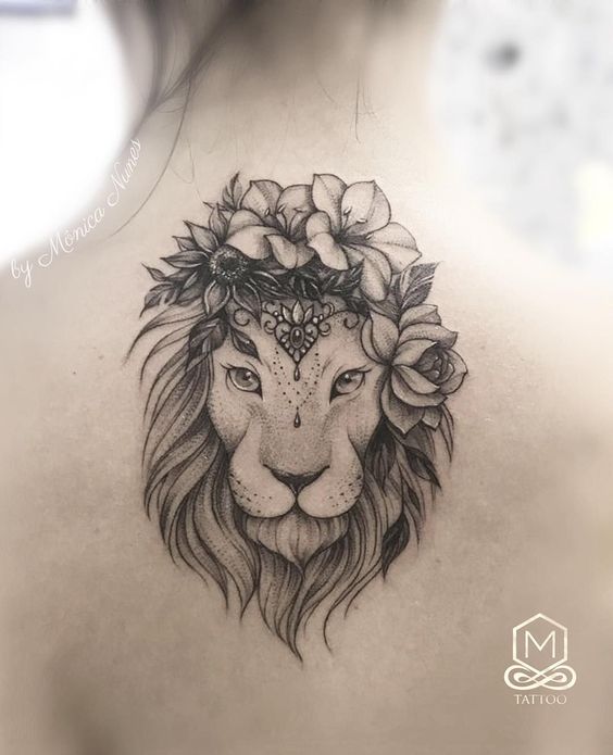 100 top idées de tatouages lion femme 11