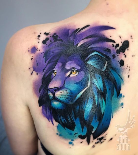 100 top idées de tatouages lion femme 85