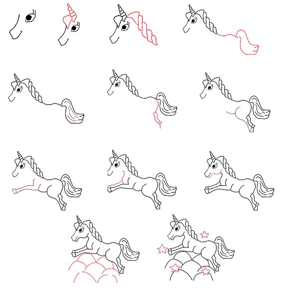 100 top idées & tutos de dessins licornes 11 100 top idées & tutos de dessins licornes 11