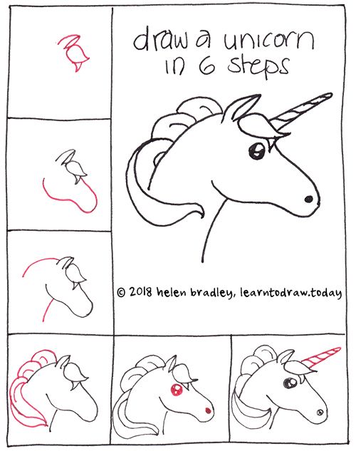 100 top idées & tutos de dessins licornes 4 100 top idées & tutos de dessins licornes 4