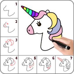 100 top idées & tutos de dessins licornes 6 100 top idées & tutos de dessins licornes 6