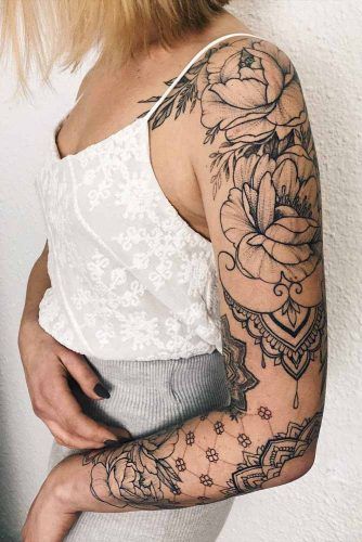 175 top idées de tatouages bras pour femme 143