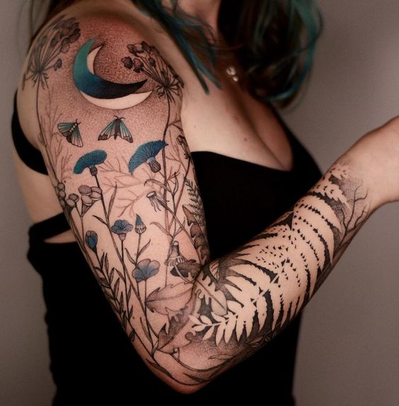 175 top idées de tatouages bras pour femme 169