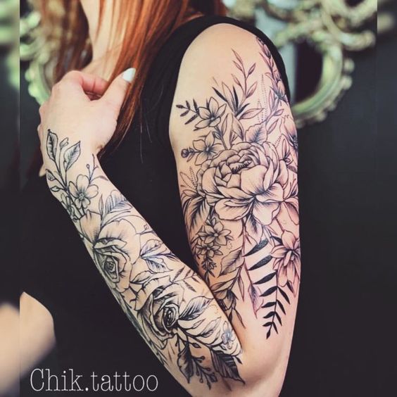 175 top idées de tatouages bras pour femme 87
