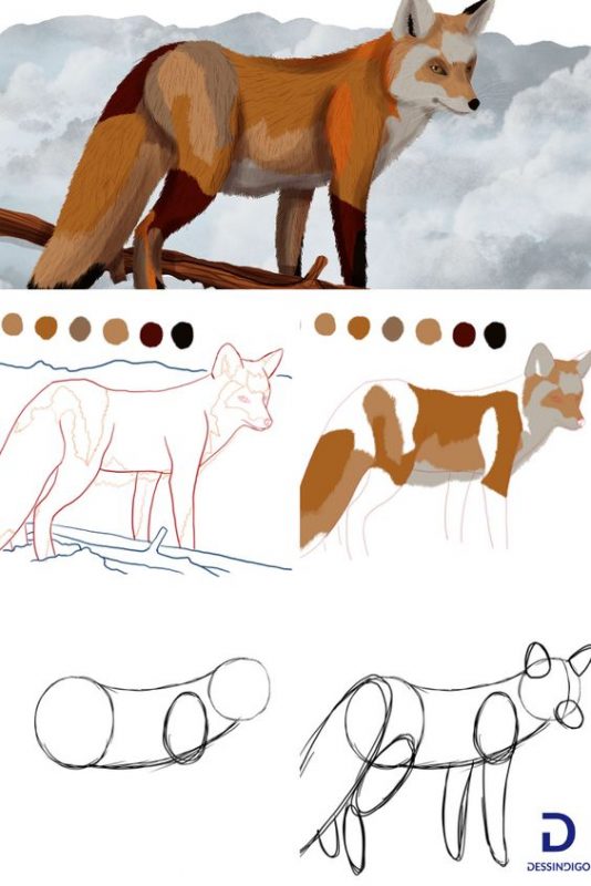 28 top idées & tutos de dessins renard 3 28 top idées & tutos de dessins renard 3