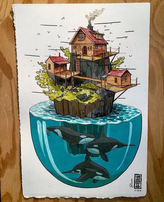 29 idées de dessins de maisons 5