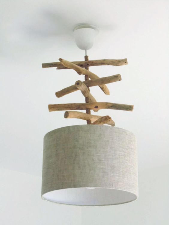 29 top idées de lampes en bois flotté 21 29 top idées de lampes en bois flotté 21