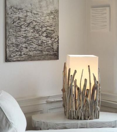 29 top idées de lampes en bois flotté 6 29 top idées de lampes en bois flotté 6