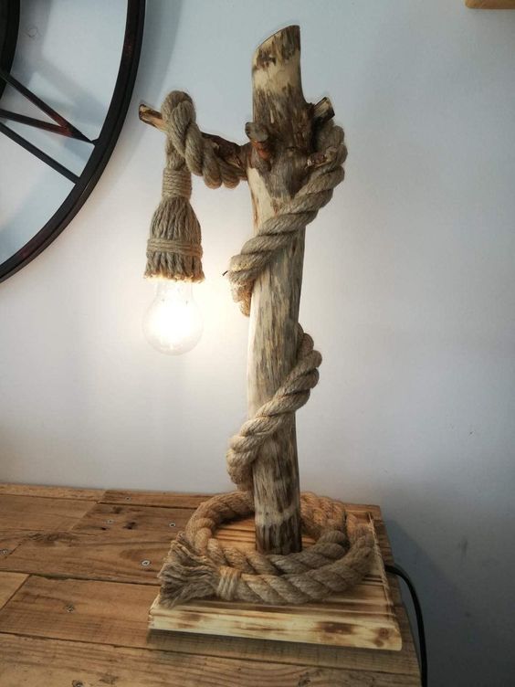 29 top idées de lampes en bois flotté 8 29 top idées de lampes en bois flotté 8