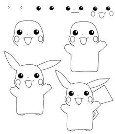 63 top idées & tutos de dessins Pikachu 18
