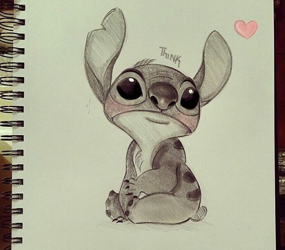 Stitch  Dessins faciles au crayon, Dessin, Dessins faciles