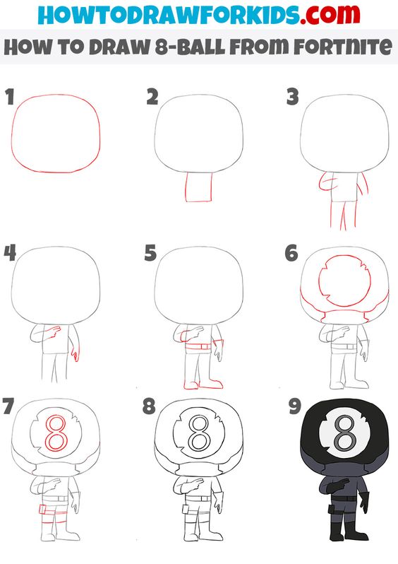 100 top idées & tutos de dessins Fortnite 121