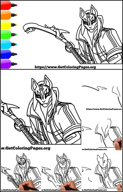 100 top idées & tutos de dessins Fortnite 123