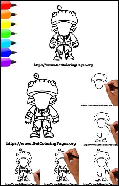 100 top idées & tutos de dessins Fortnite 125