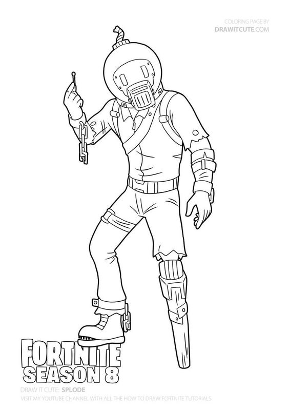 100 top idées & tutos de dessins Fortnite 93
