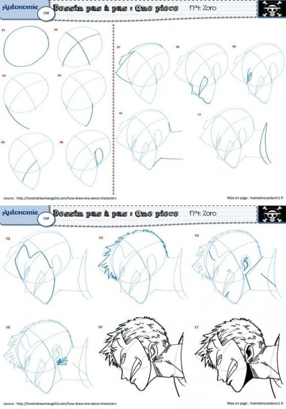 74 idées & tutos pour apprendre à dessiner One Piece 54 74 idées & tutos pour apprendre à dessiner One Piece 54