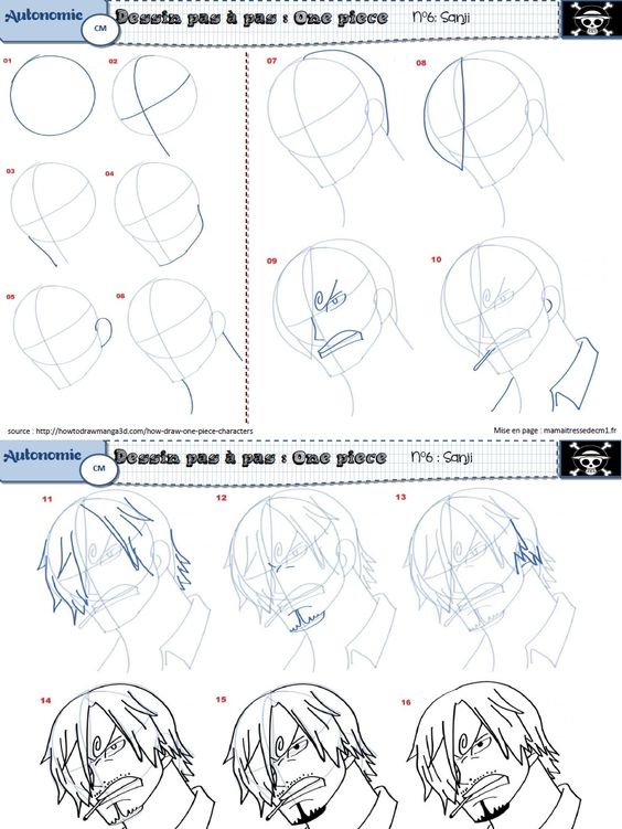 74 idées & tutos pour apprendre à dessiner One Piece 66 74 idées & tutos pour apprendre à dessiner One Piece 66