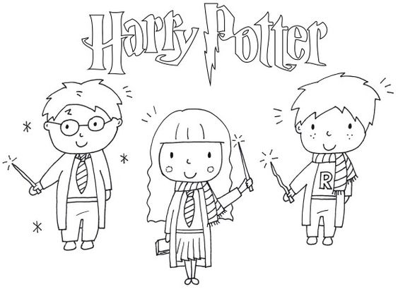 100 top idées de dessins de coloriages Harry Potter 39