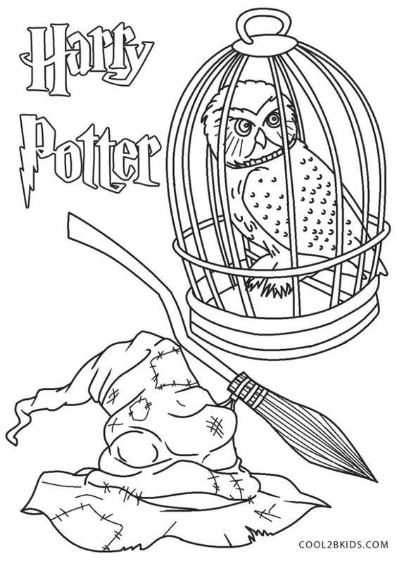100 top idées de dessins de coloriages Harry Potter 78